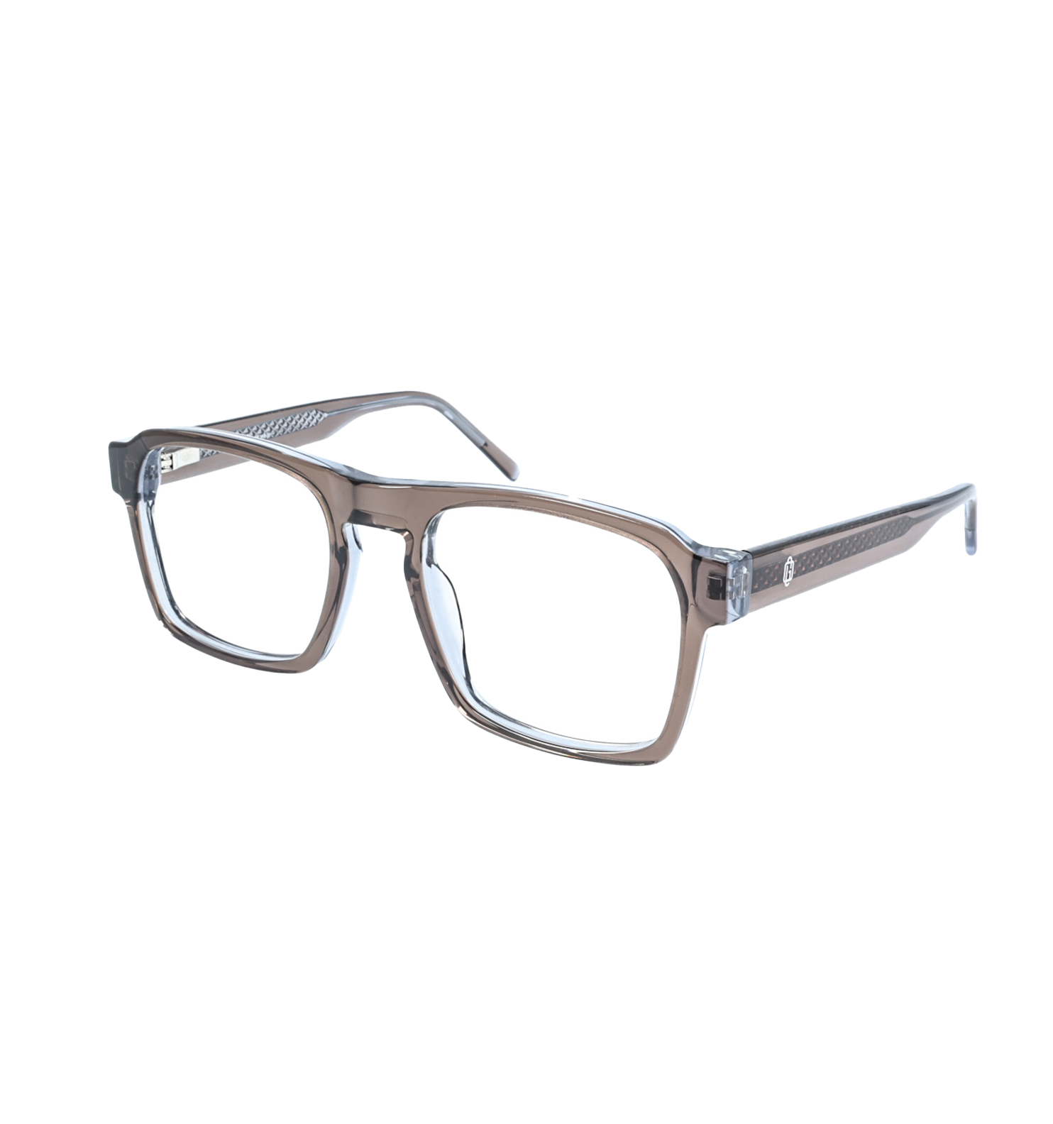Insider Rectangular Wayfarer Eyeglasses – Unisex Full Rim Frame | Available in Grey, Brown & Blue