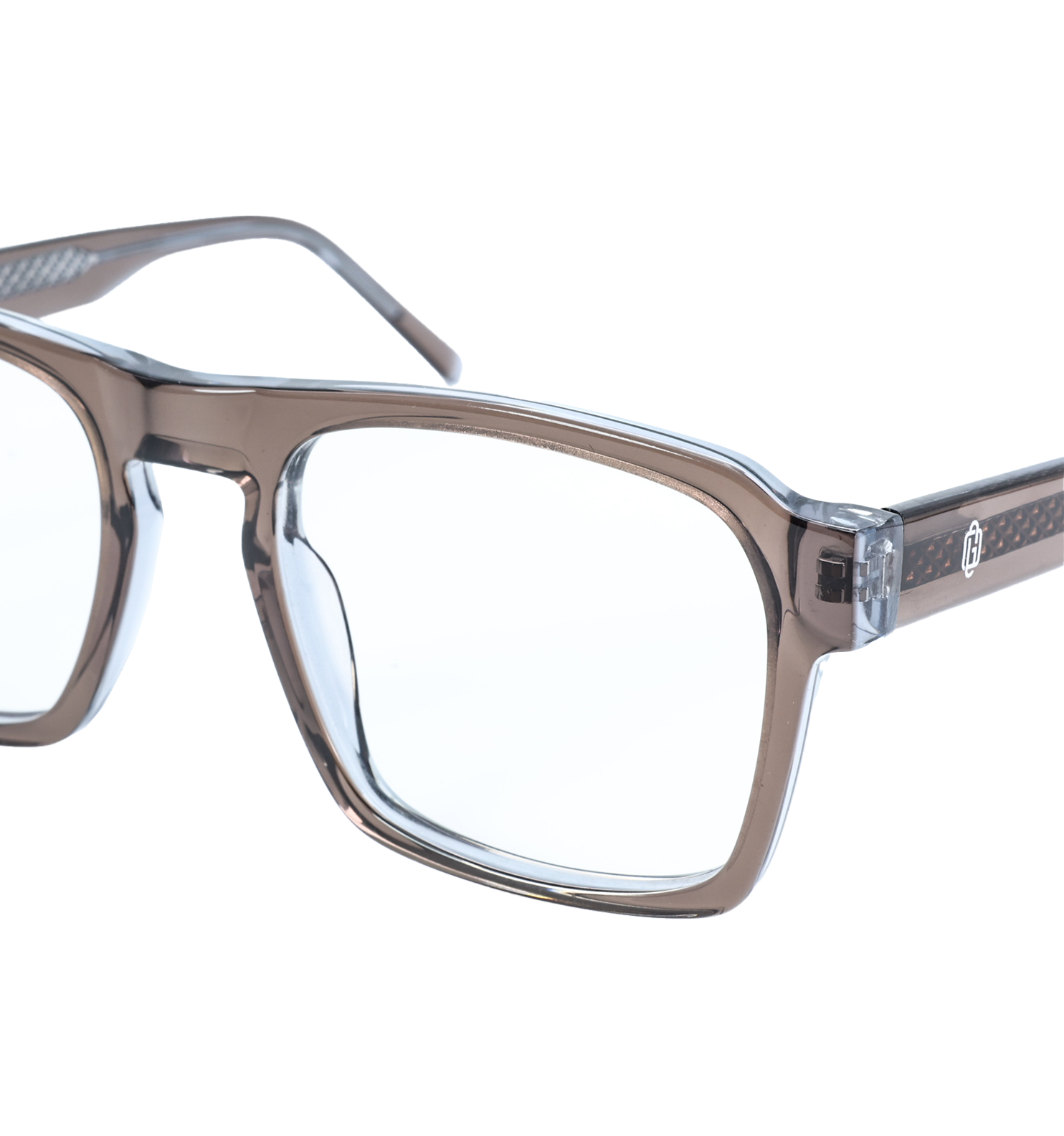 Insider Rectangular Wayfarer Eyeglasses – Unisex Full Rim Frame | Available in Grey, Brown & Blue