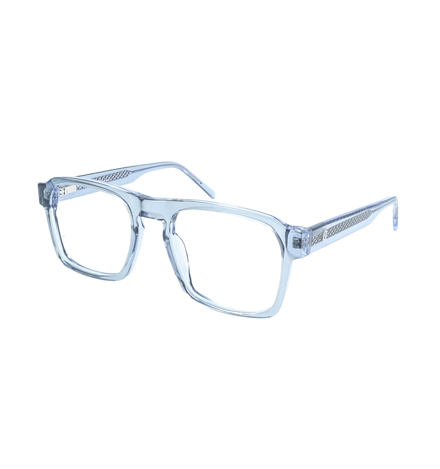 Insider Rectangular Wayfarer Eyeglasses – Unisex Full Rim Frame | Available in Grey, Brown & Blue