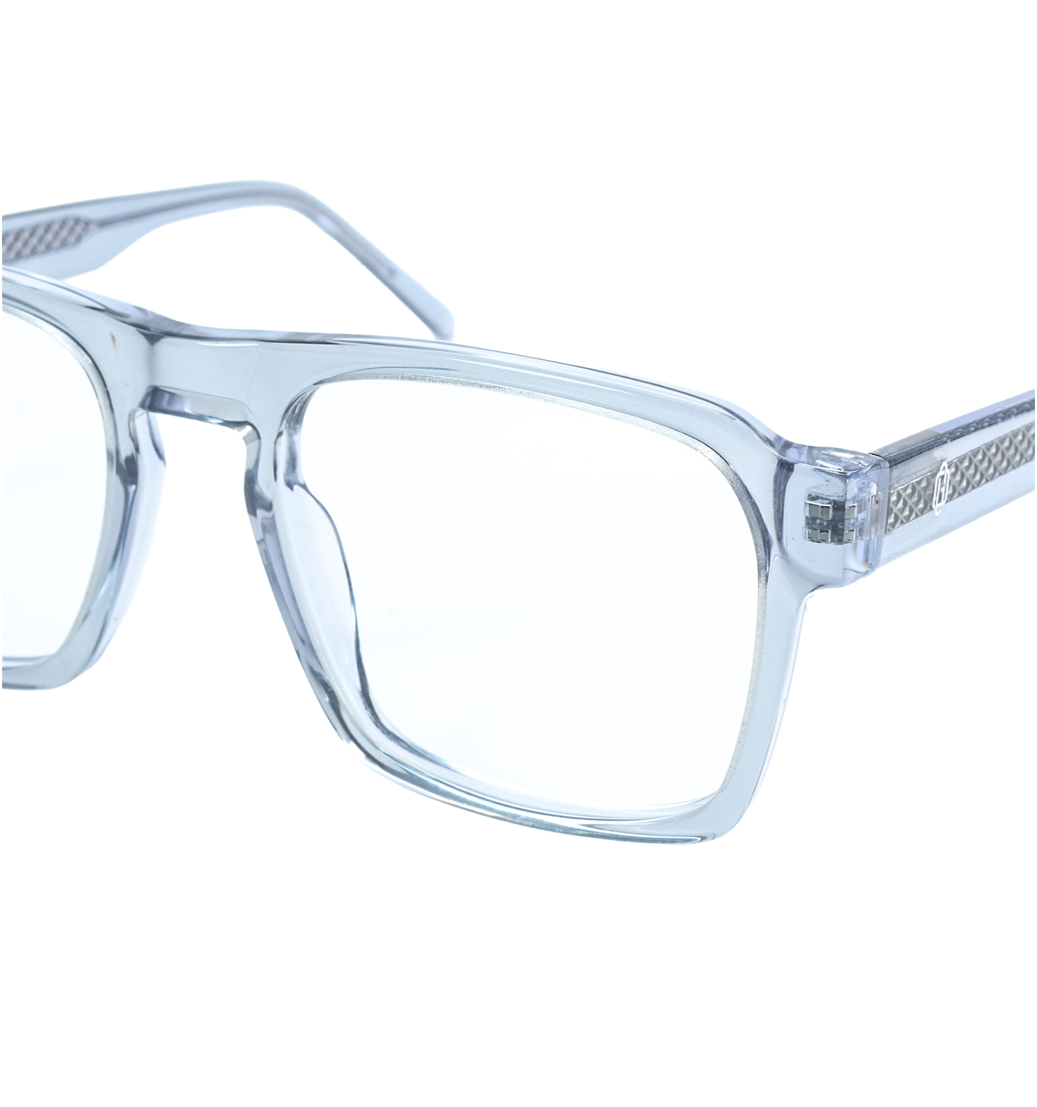Insider Rectangular Wayfarer Eyeglasses – Unisex Full Rim Frame | Available in Grey, Brown & Blue