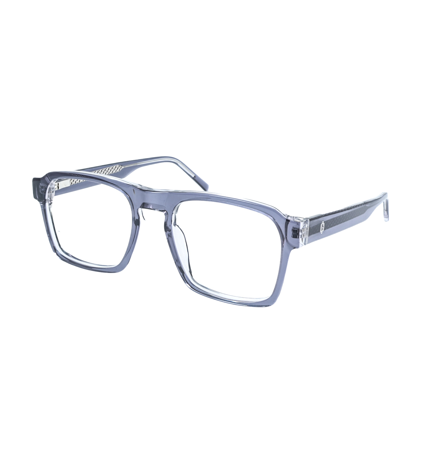 Insider Rectangular Wayfarer Eyeglasses – Unisex Full Rim Frame | Available in Grey, Brown & Blue