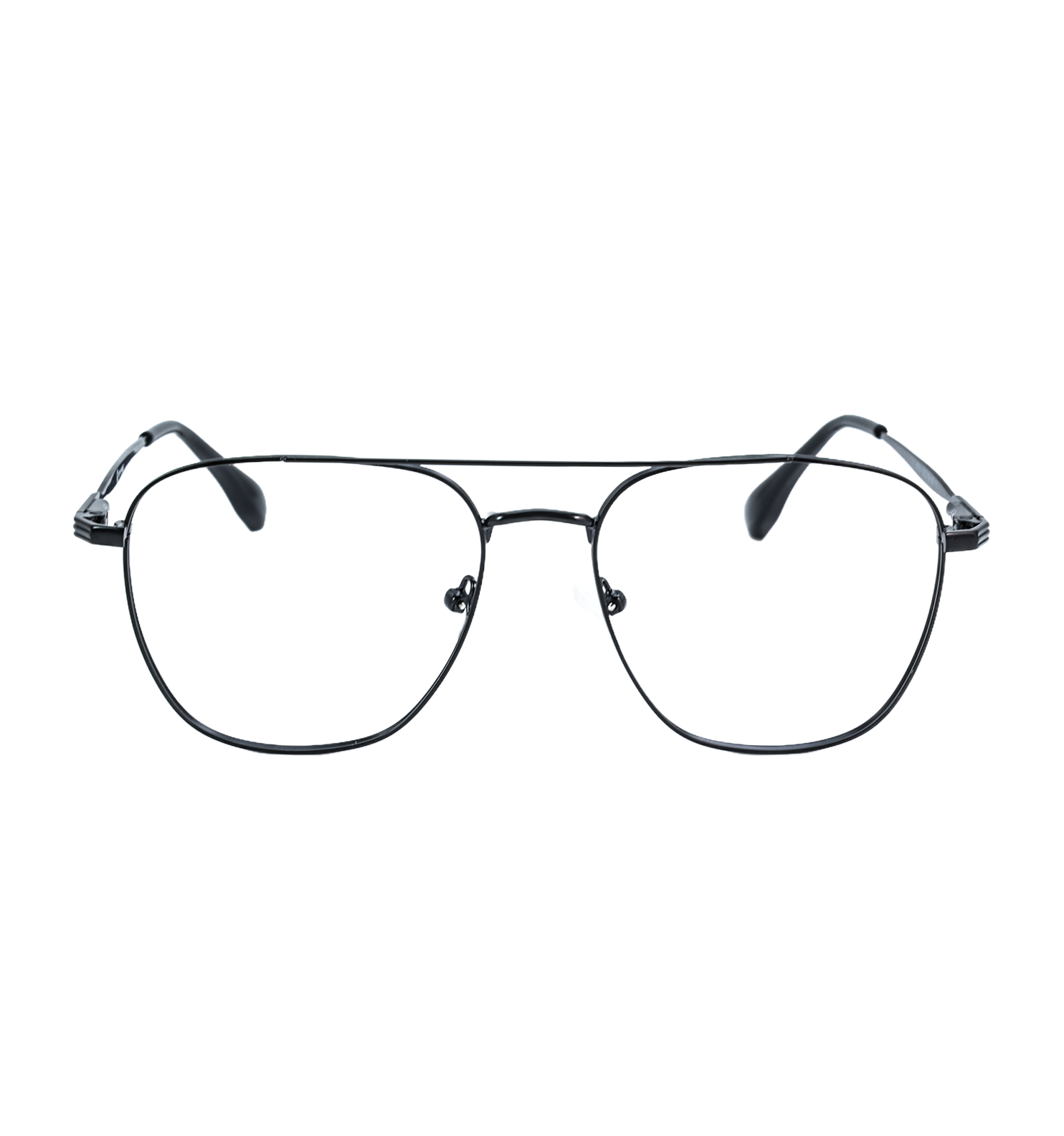 Metal Full Rim Weightless Square Eyeglasses – Ultra-Light Unisex Frame | Available in Black, Blue, Dark Blue & Dark Green
