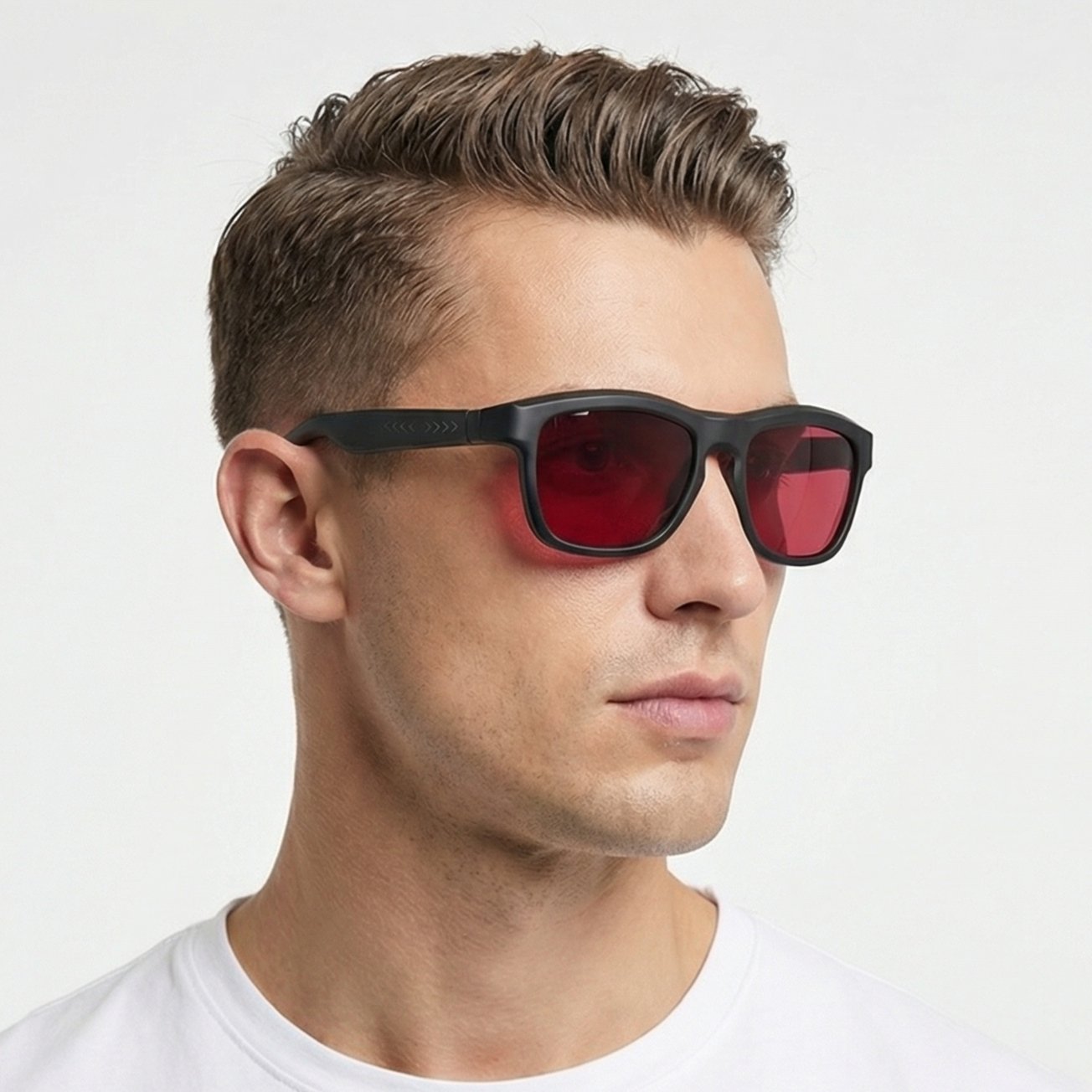 Smart Colour Changing AI Glasses – Intelligent Adaptive Lens Eyewear | Unisex Smart Eyeglasses (Black / Grey)