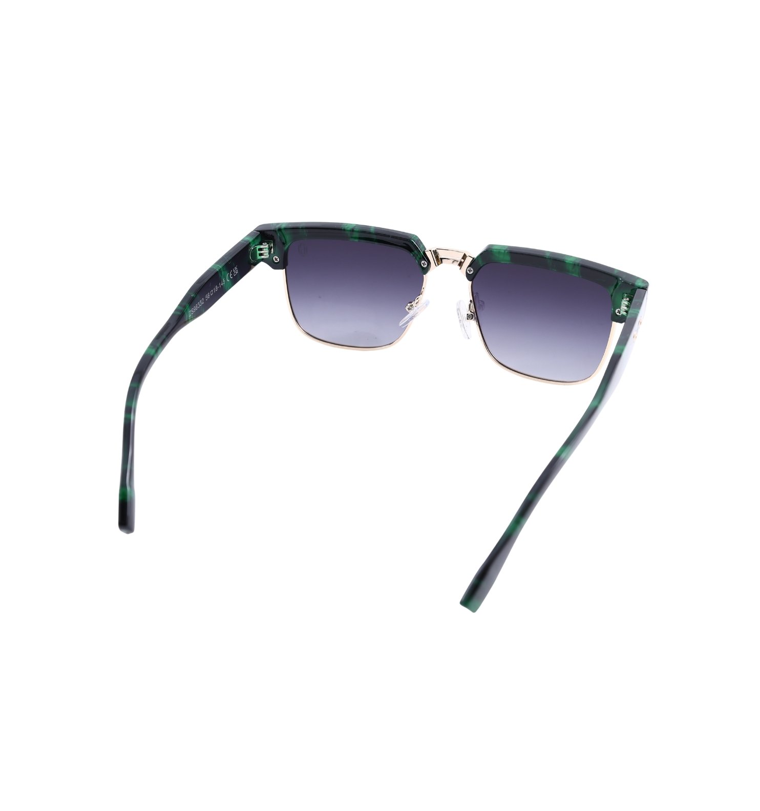 Club Master OG Retro Craft Full Rim Unisex Sunglasses – Classic Vintage Style (Black, Green Shade, Yellow)