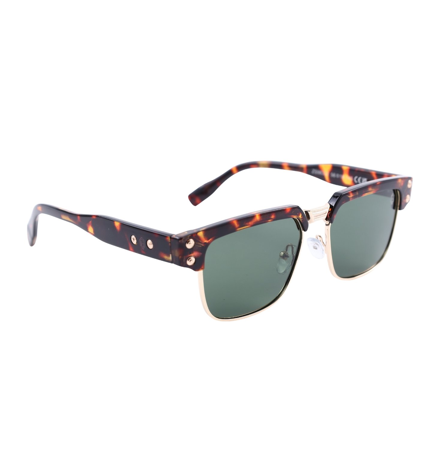 Club Master OG Retro Craft Full Rim Unisex Sunglasses – Classic Vintage Style (Black, Green Shade, Yellow)