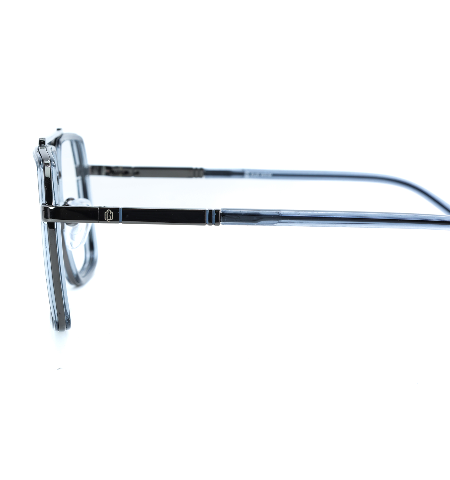 Full Rim Metal Wayfarer Eyeglasses with Pre-Fitted Blue Block Lenses | Available in Blue & Golden