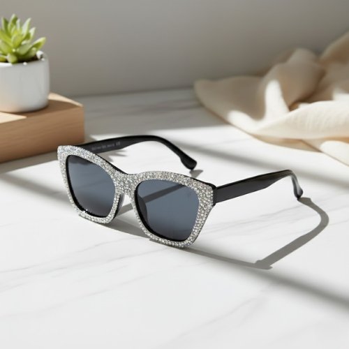 Glam Silver Sunglasses for Women – Elegant Luxury Fashion Shades
