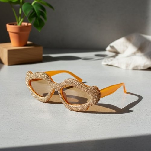 Golden Glam Sunglasses for Women – Luxury Fashion Shades