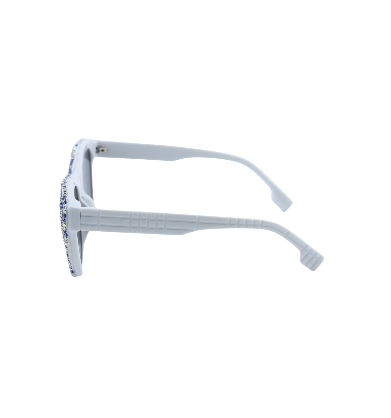 Blue Diamond Glam Sunglasses for Women – Luxury Blue Diamond Frame Fashion Shades