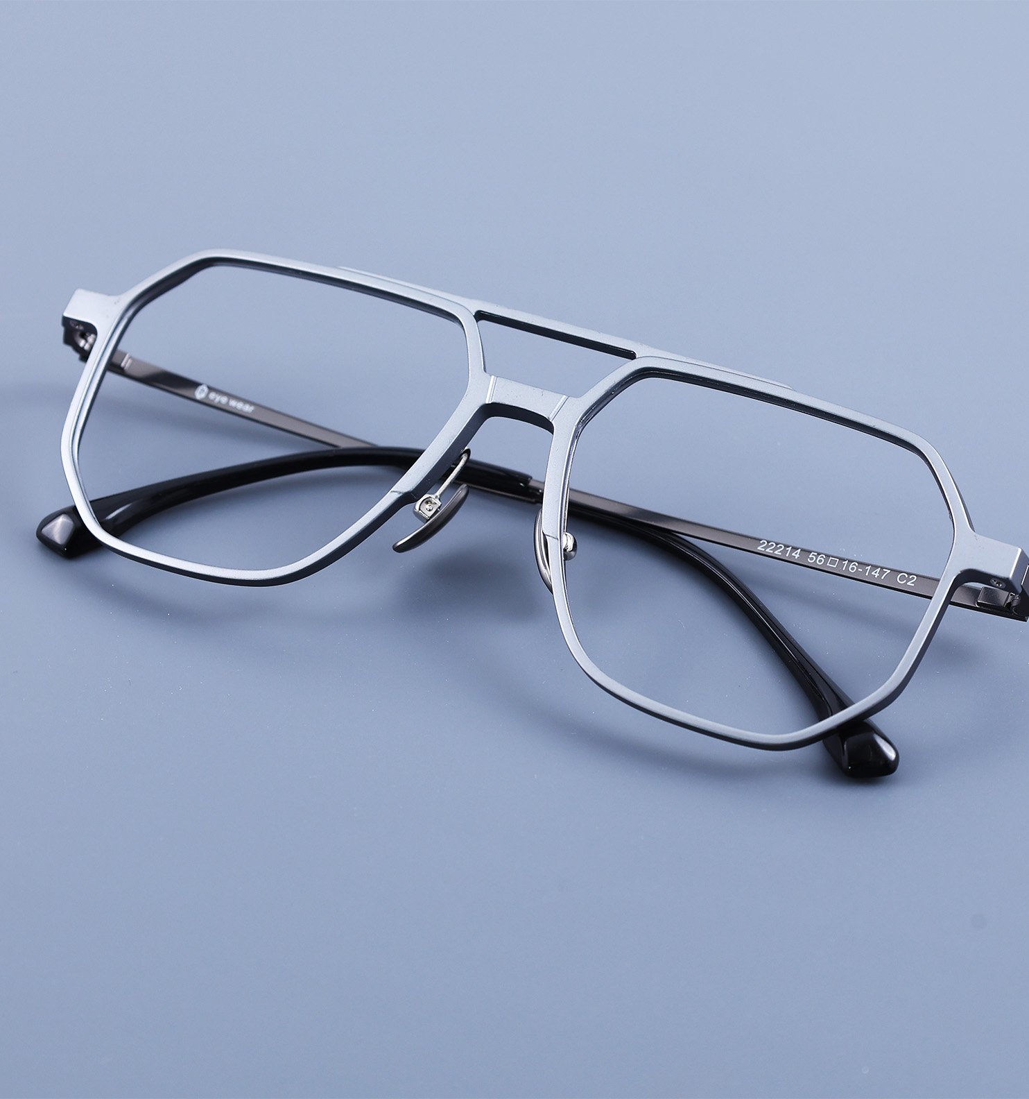 Clip On Glasses–Dual-Mode Eyeglasses with Snap-On Sunglass Clip (Black,Yellow)