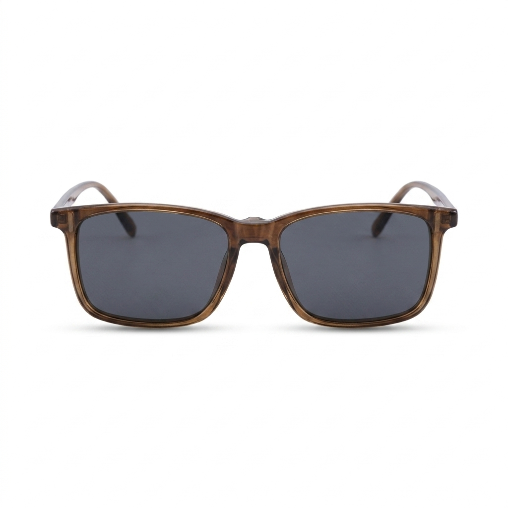 OG Dual Mode Rectangular Clip-On Glasses with Polarized Magnetic Clip – Unisex 2-in-1 Eyewear