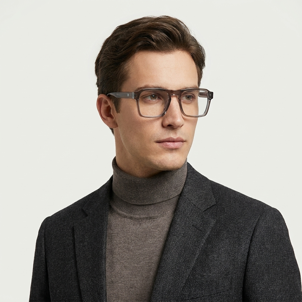 OG Rectangular Wayfarer Eyeglasses – Unisex Full Rim Frame