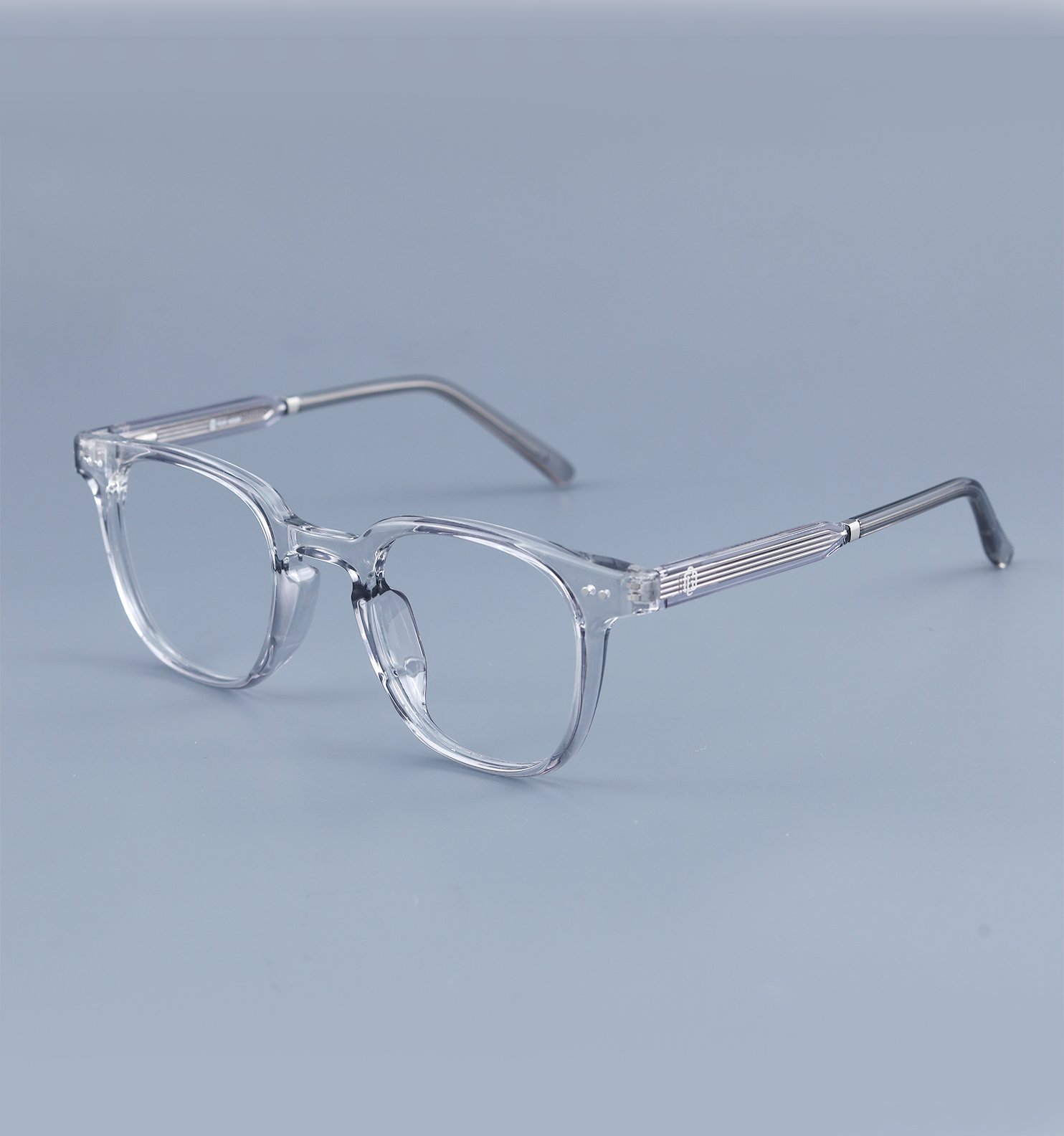 Men’s OG Clearline Full Rim Square Eyeglasses | Transparent Premium Optical Frame