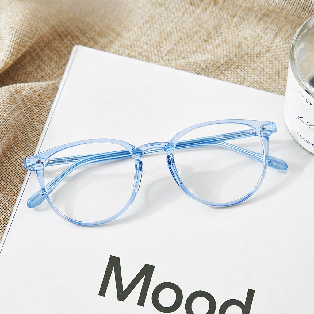 Men’s OG Clearline Full Rim Square Eyeglasses | Transparent Premium Optical Frame