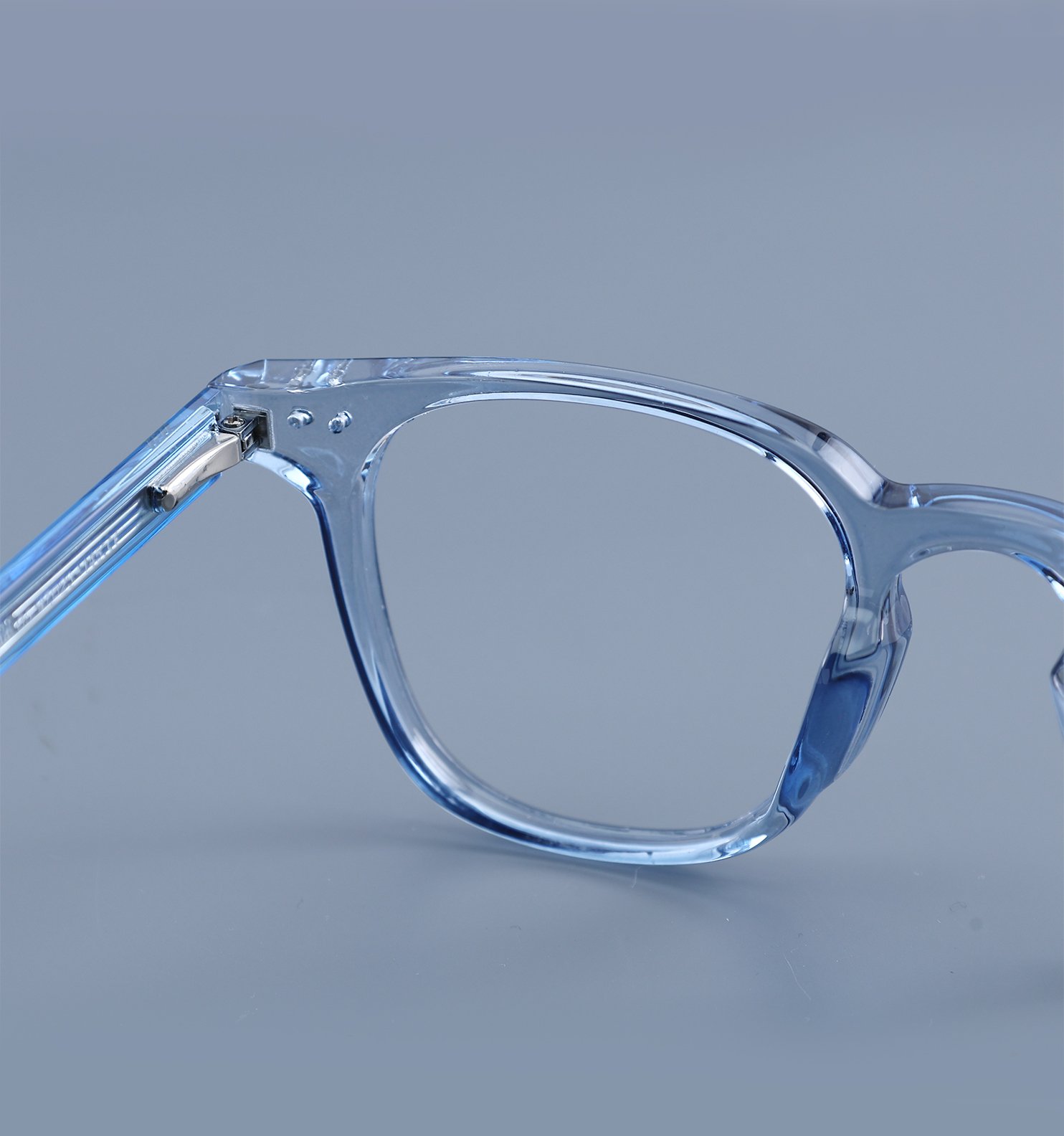 Men’s OG Clearline Full Rim Square Eyeglasses | Transparent Premium Optical Frame