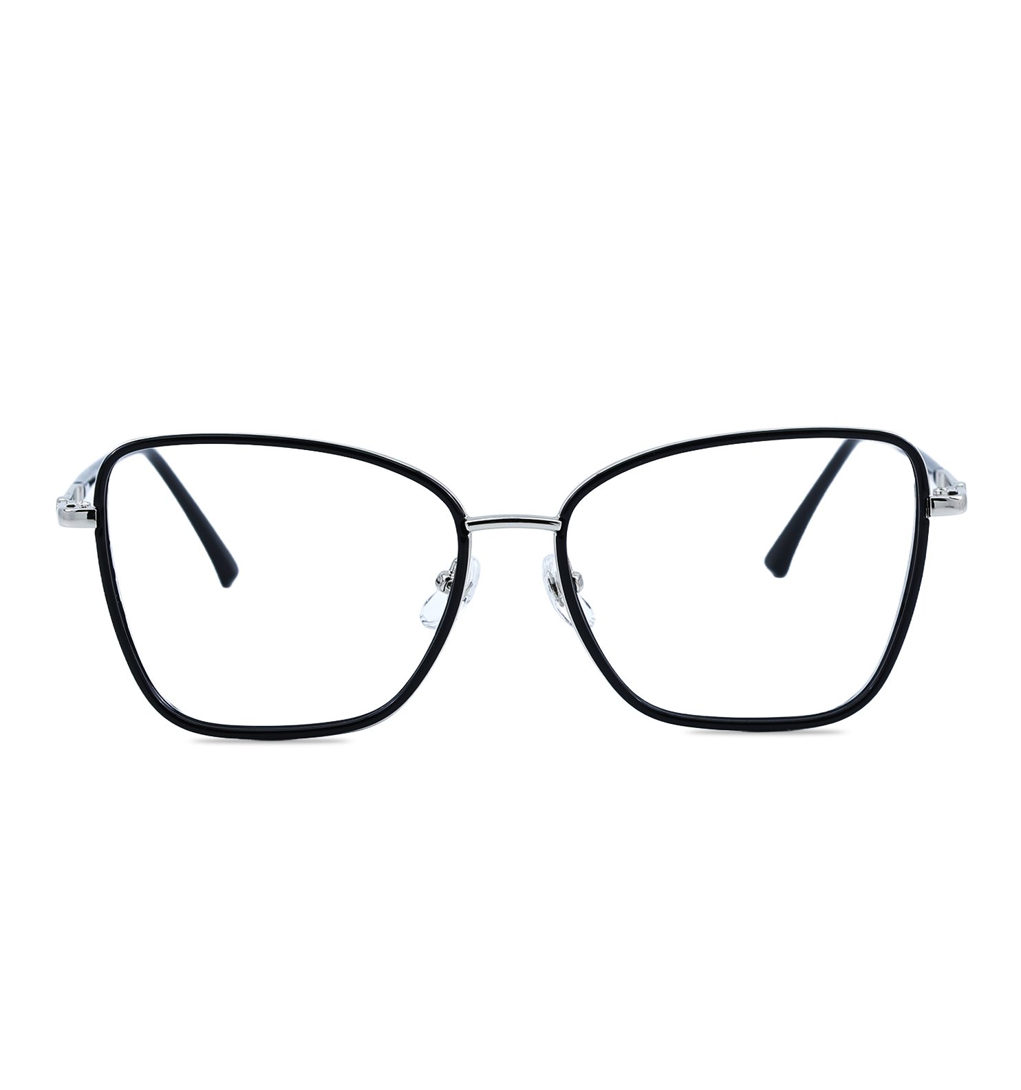 Neo Line Square Frame Women’s Eyeglasses | Stylish & Lightweight Optical Frame for Women | Blue & Black