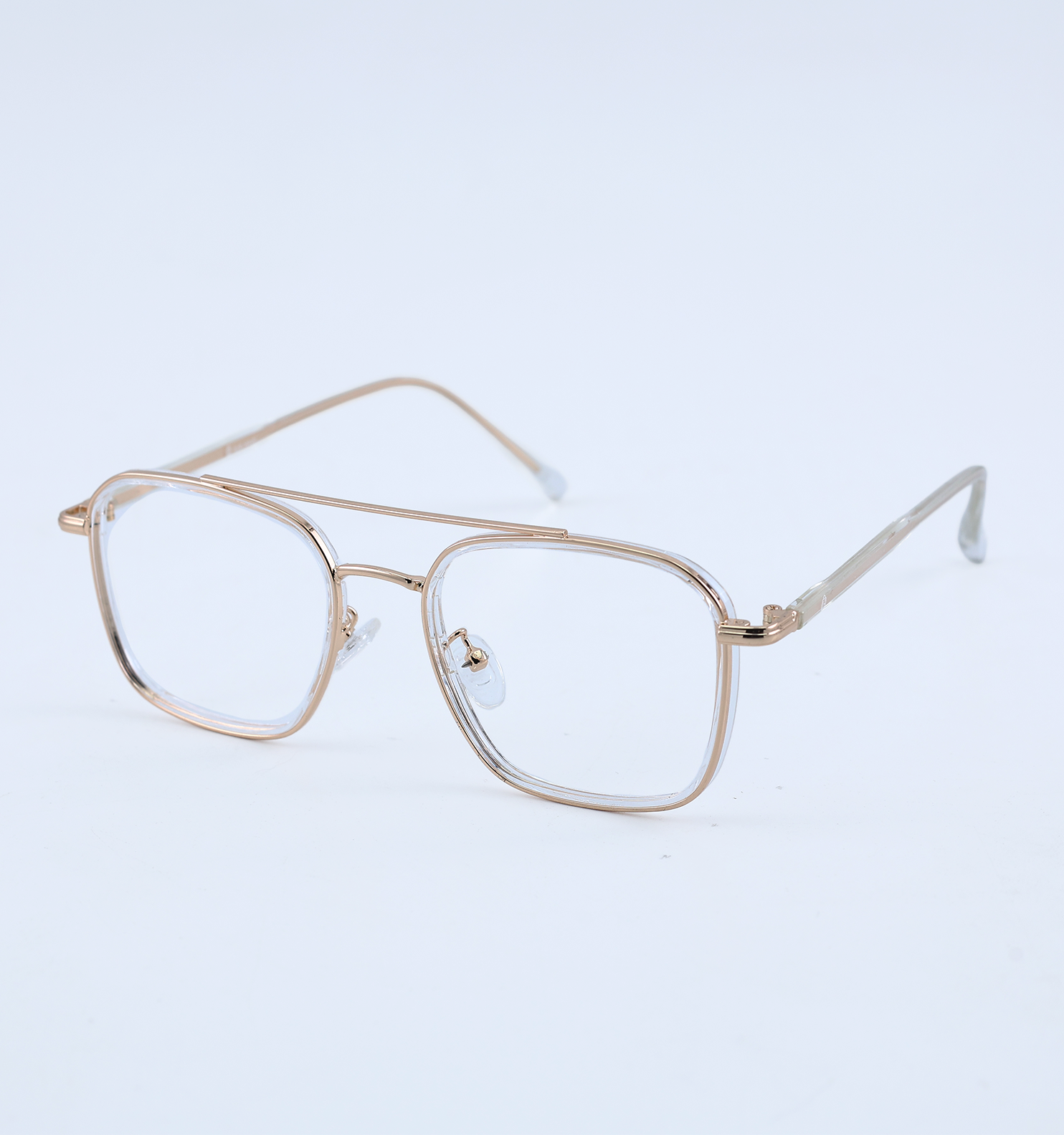 OG Aero Metal Square Eyeglasses for Men | Premium Lightweight Optical Frame