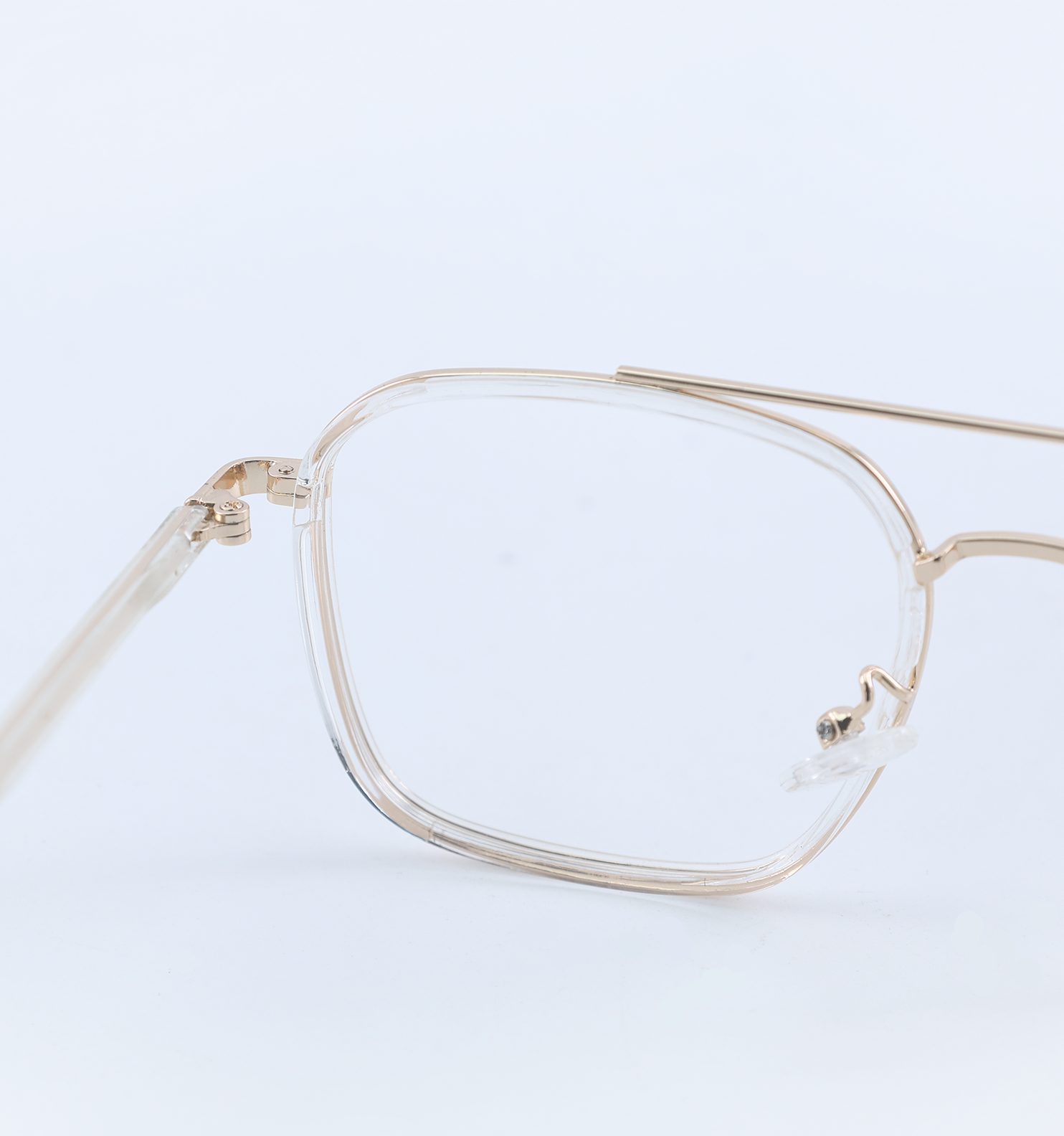 OG Aero Metal Square Eyeglasses for Men | Premium Lightweight Optical Frame