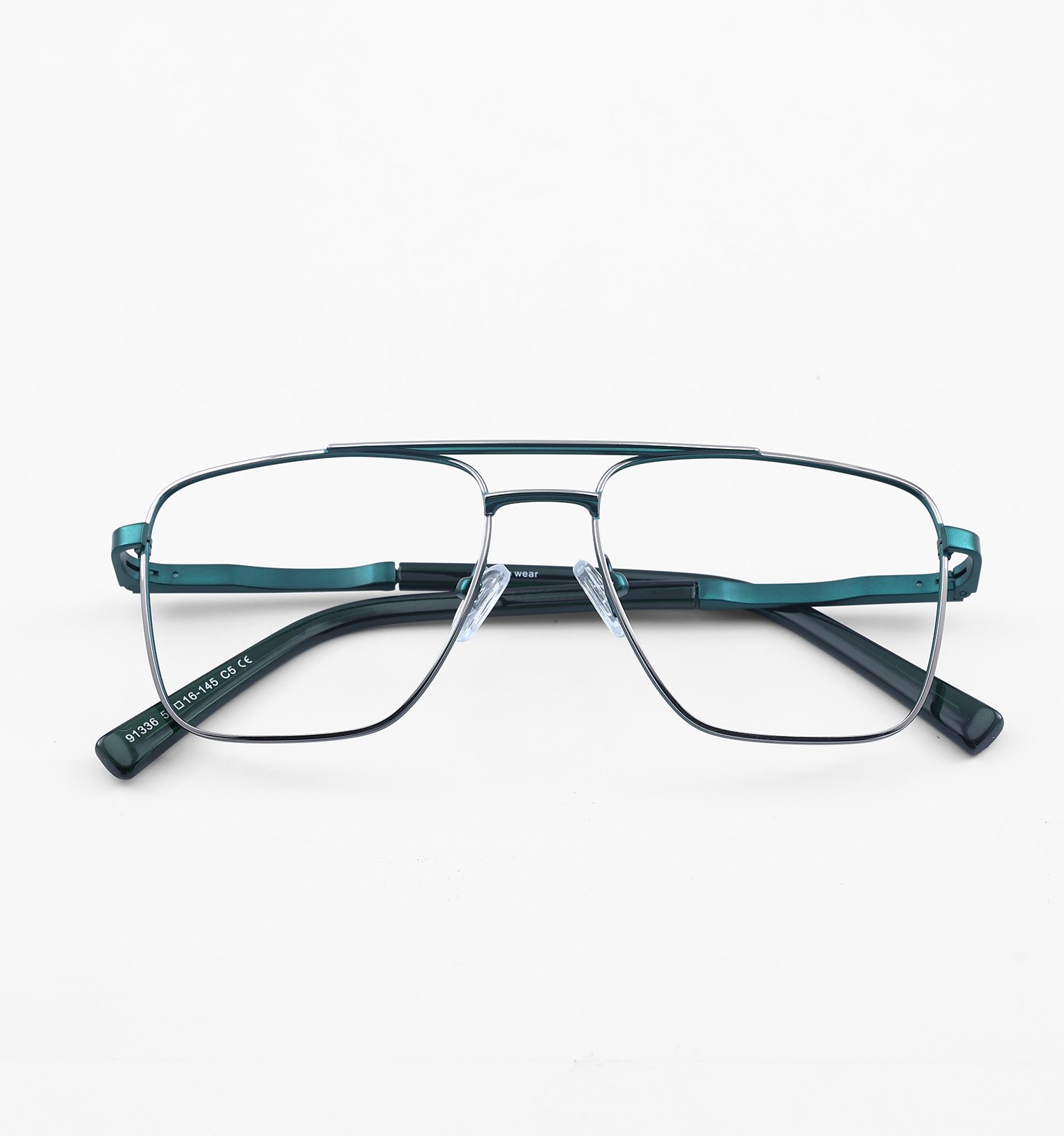OG Aero Pro Men’s Full Rim Metal Eyeglasses | Lightweight Premium Square Frame