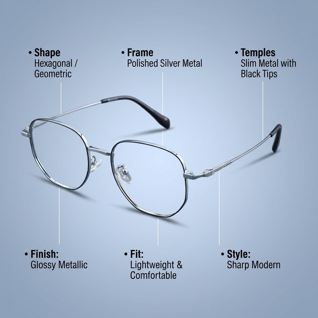 OG Air Gold | Minimal Metal Eyeglasses