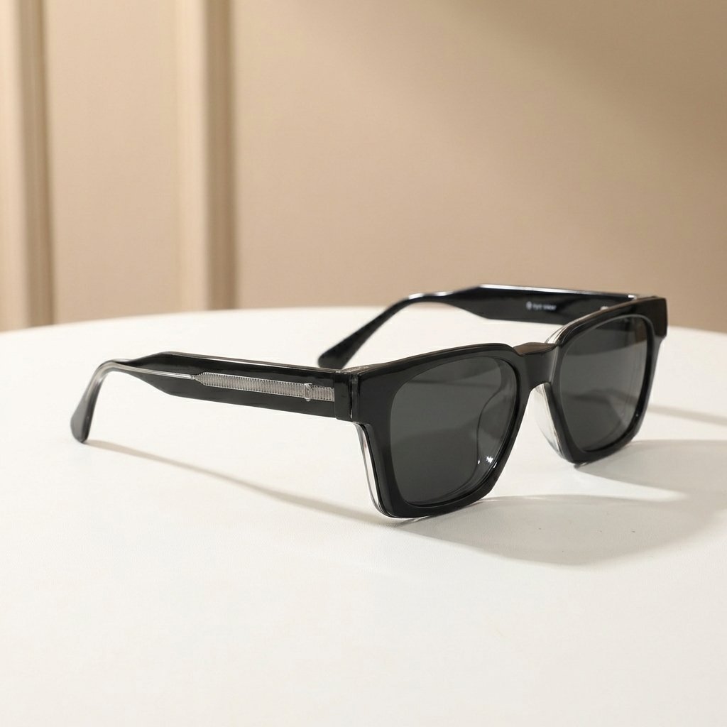 OG Amber Bold | Yellow Frame Square Sunglasses For Men