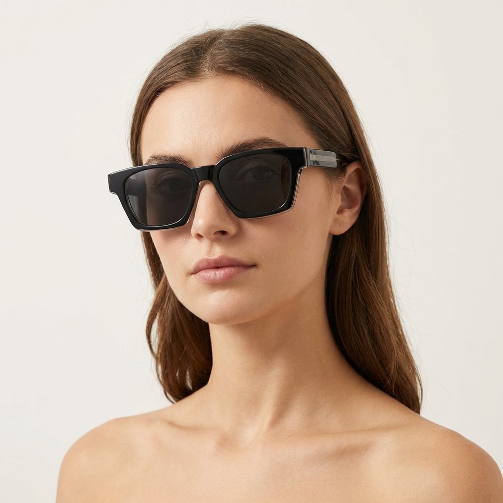 OG Amber Bold | Yellow Frame Square Sunglasses For Men