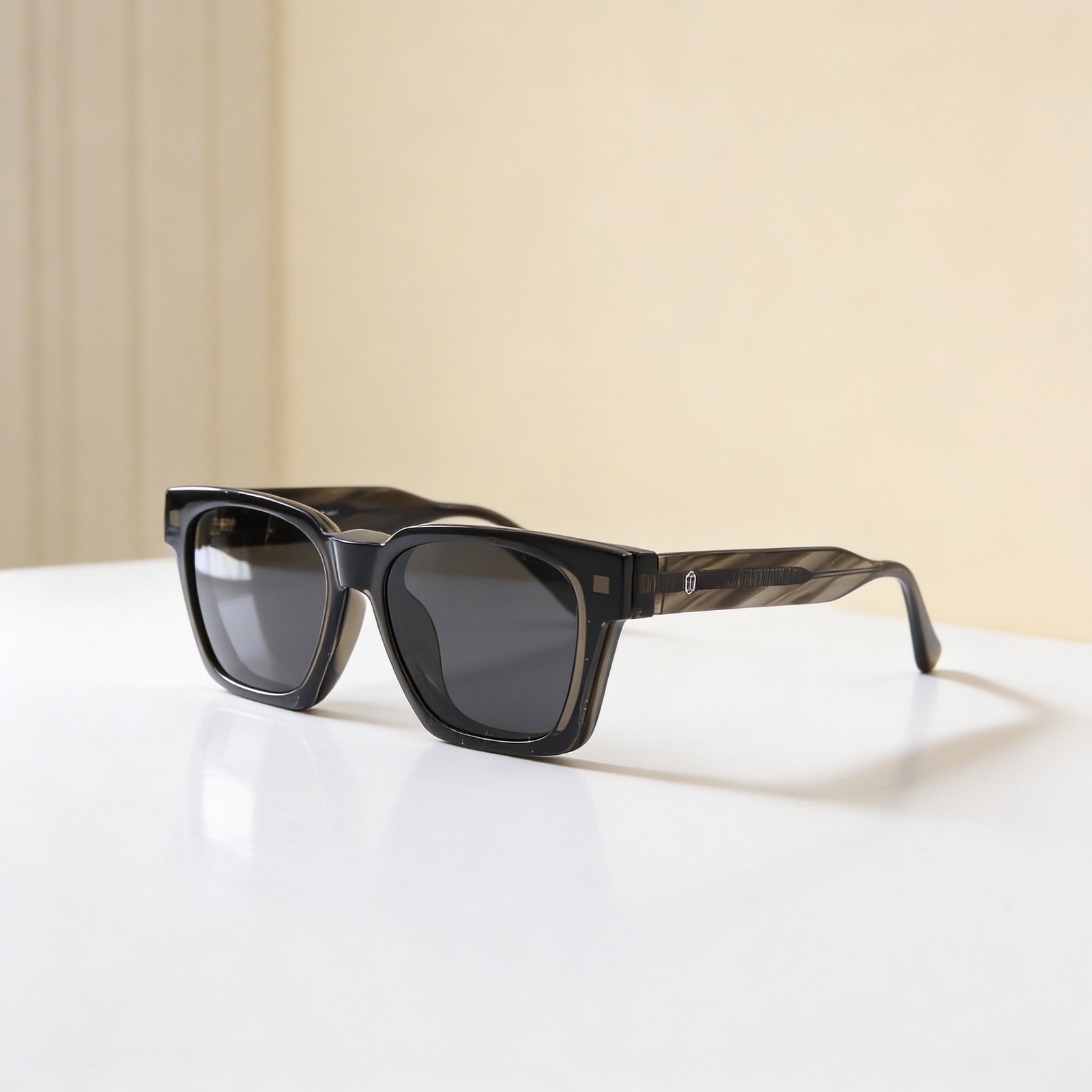 OG Amber Bold | Yellow Frame Square Sunglasses For Men