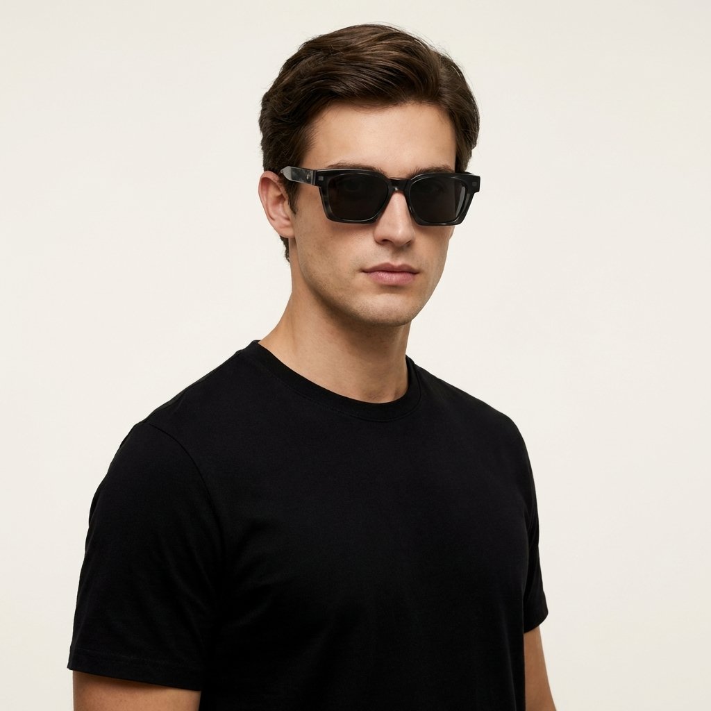 OG Amber Bold | Yellow Frame Square Sunglasses For Men