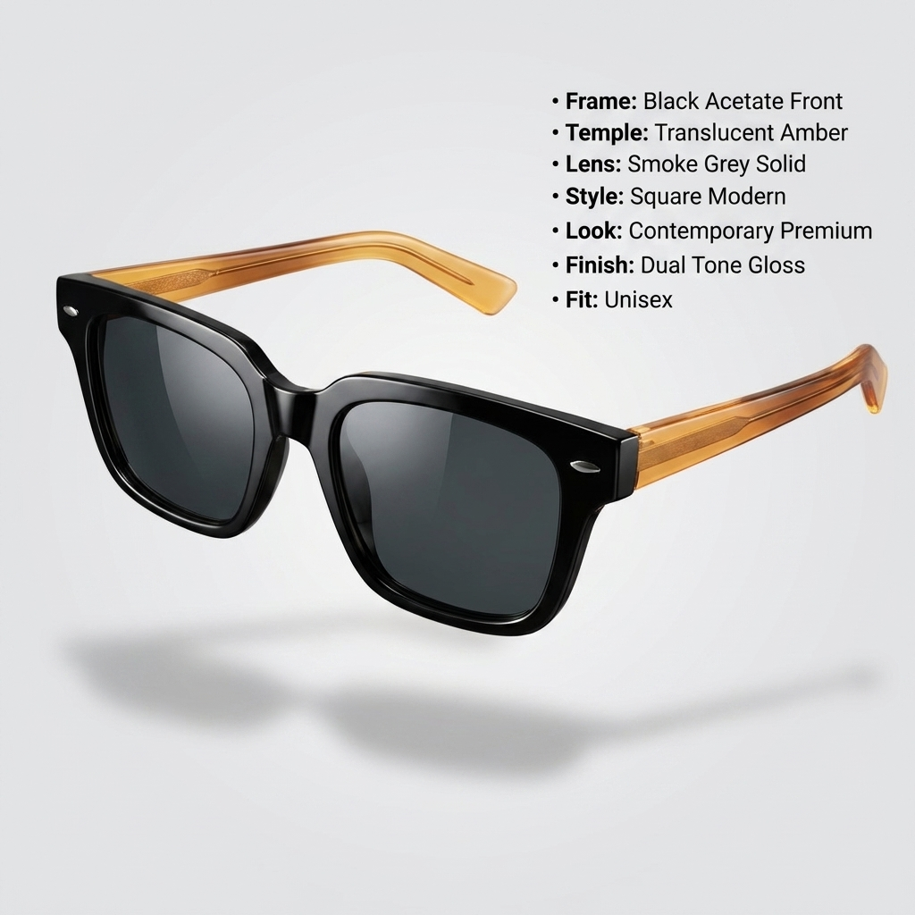 OG Amber Torto | Matte Honey Frame Gradient Smoke Sunglasses