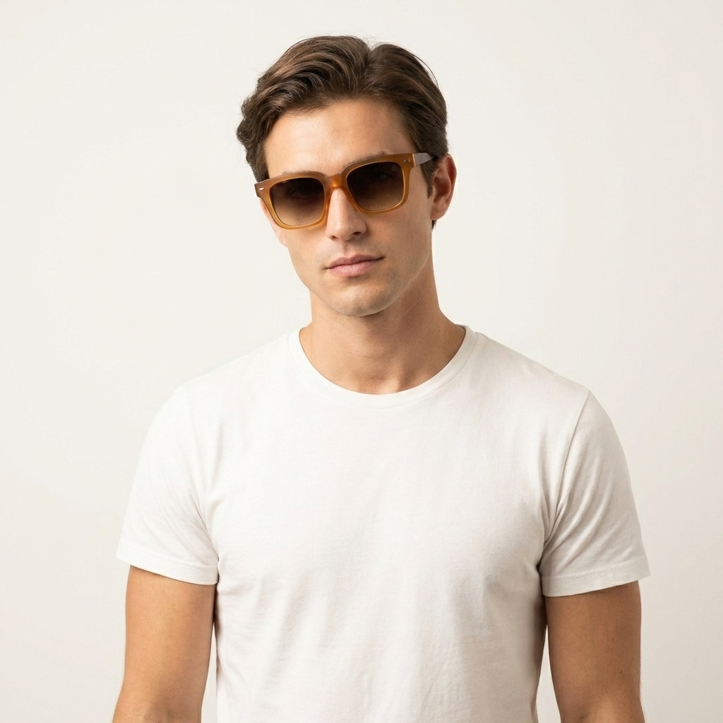 OG Amber Torto | Matte Honey Frame Gradient Smoke Sunglasses