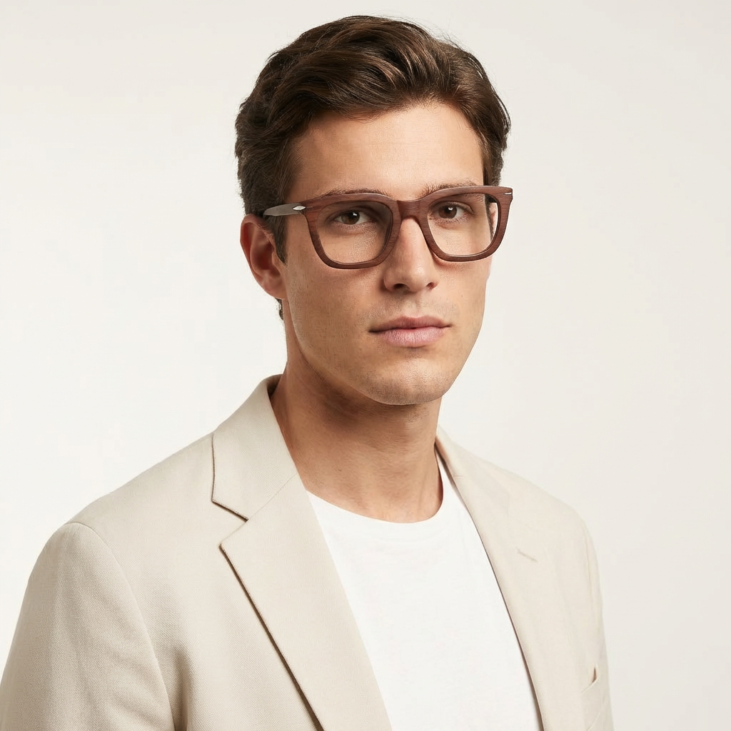 OG Amber Tortoise | Classic Square Retro Sunglasses For Men