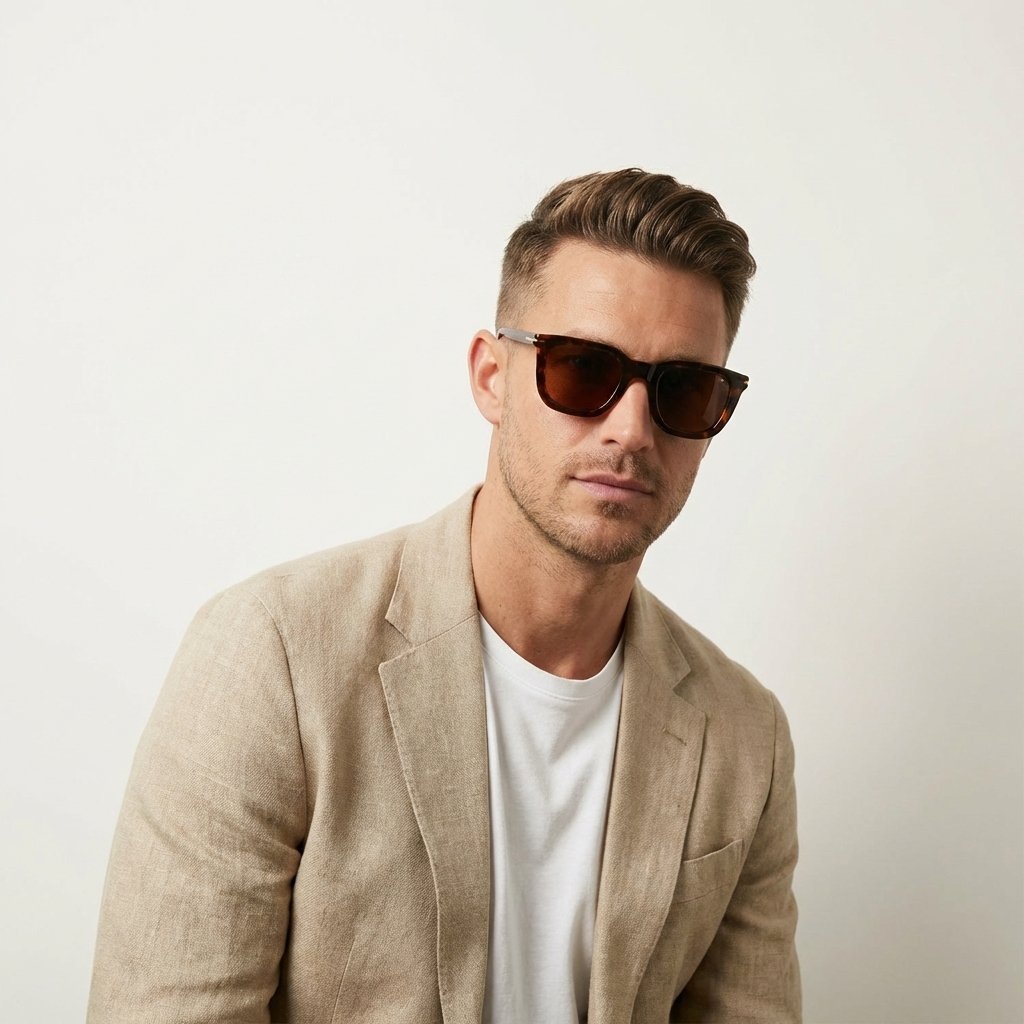 OG Amber Tortoise | Classic Square Retro Sunglasses For Men