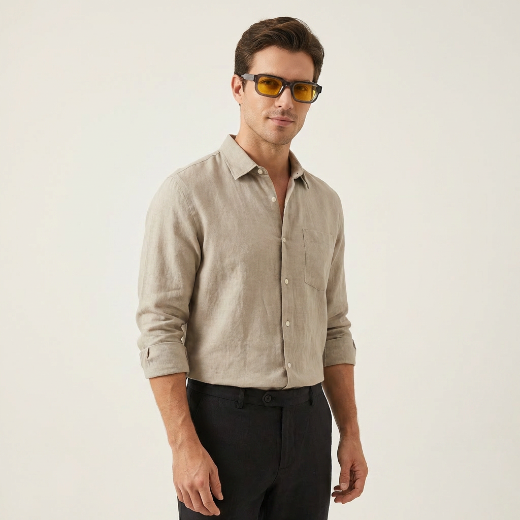 OG Aqua Amber | Classic Square Brown Tint Sunglasses