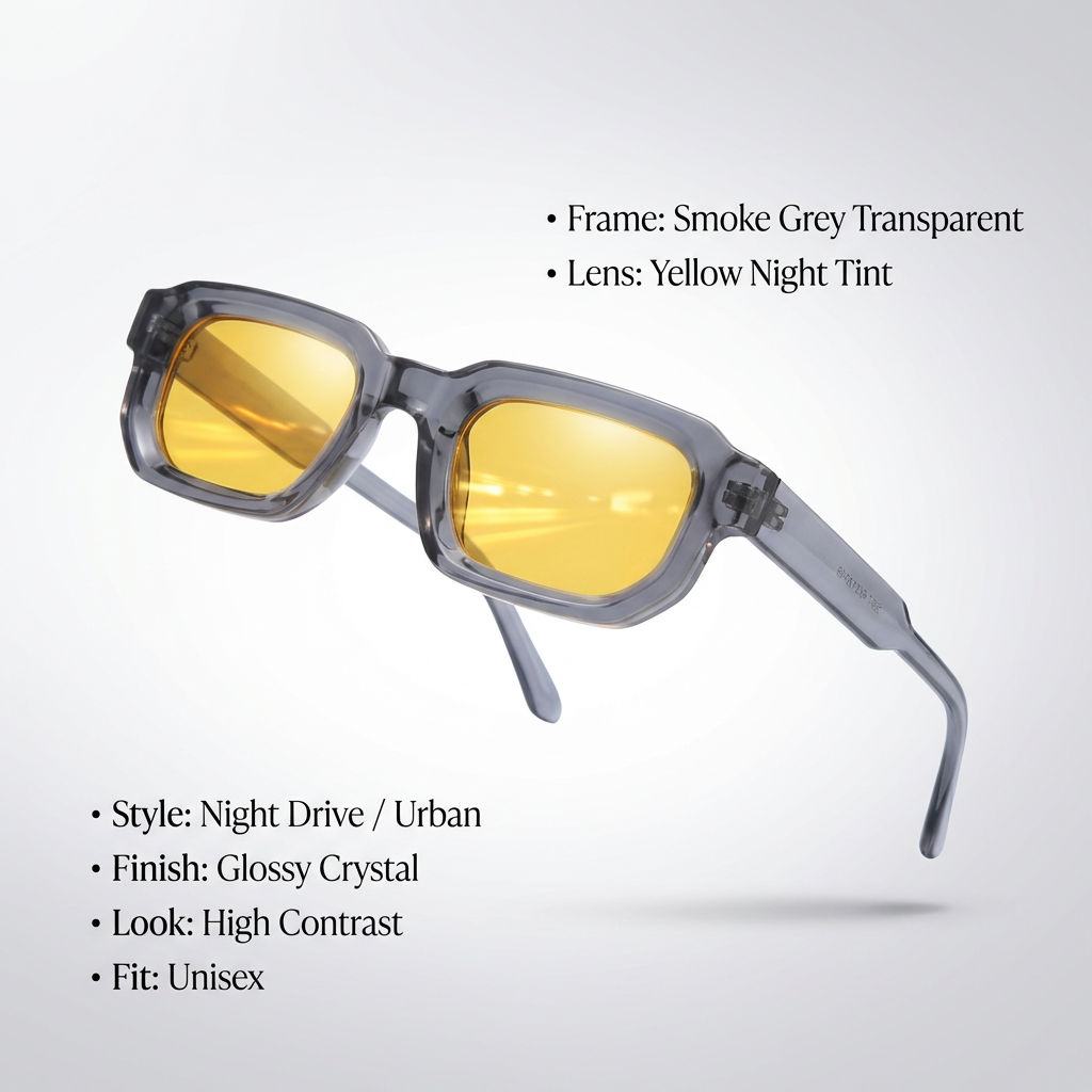 OG Aqua Amber | Classic Square Brown Tint Sunglasses