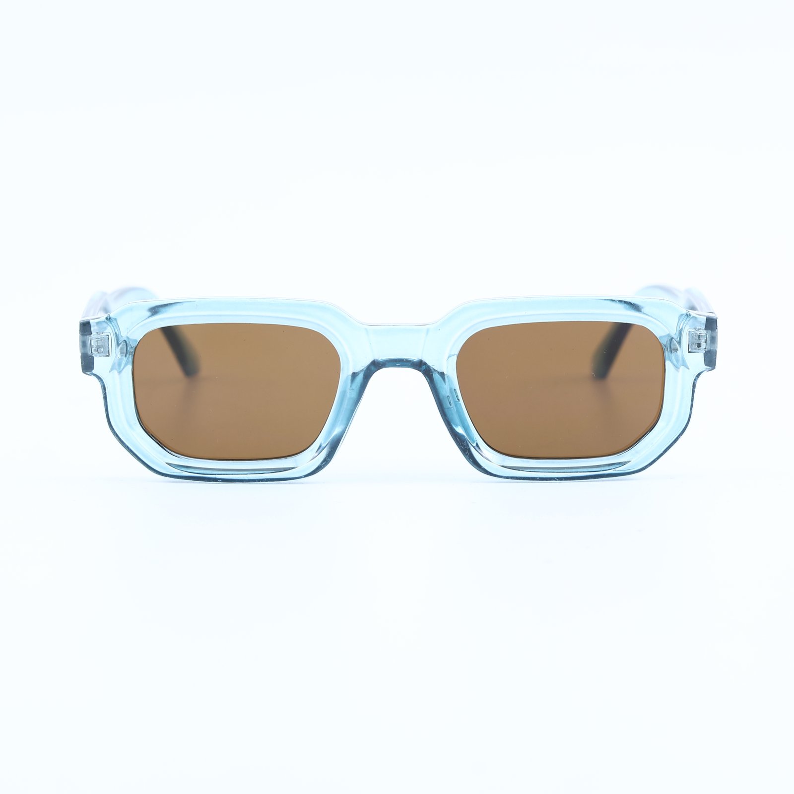 OG Aqua Amber | Classic Square Brown Tint Sunglasses