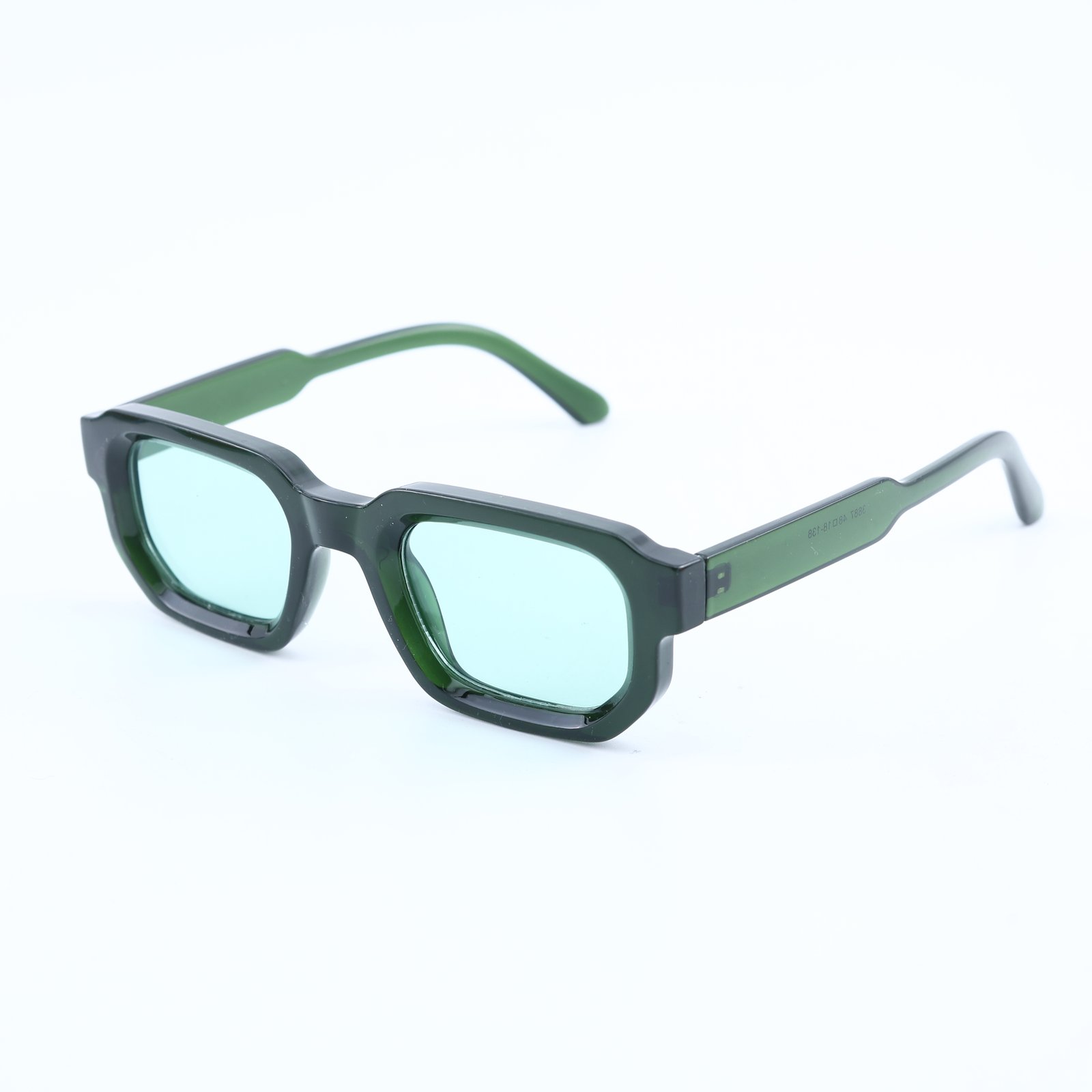 OG Aqua Amber | Classic Square Brown Tint Sunglasses