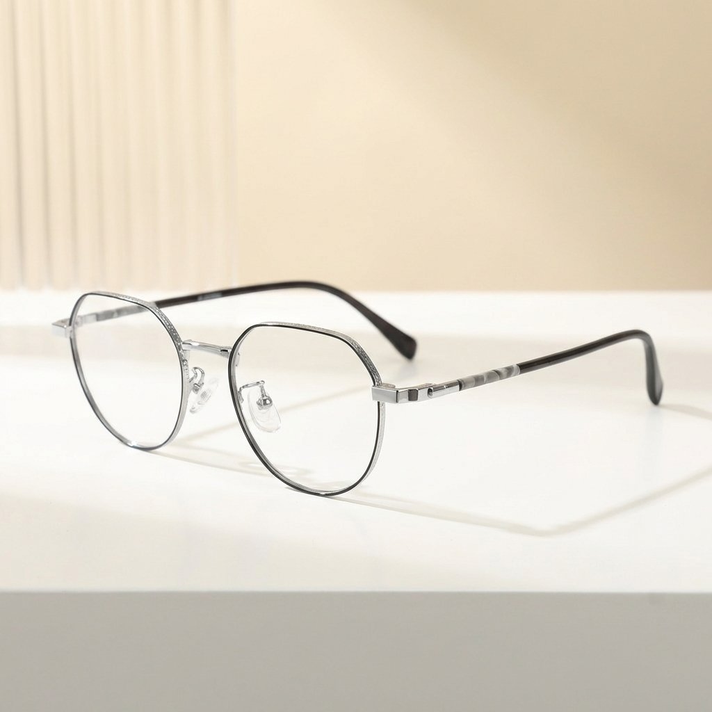 OG Arctic Air | Light Blue Rimless Round Eyeglasses
