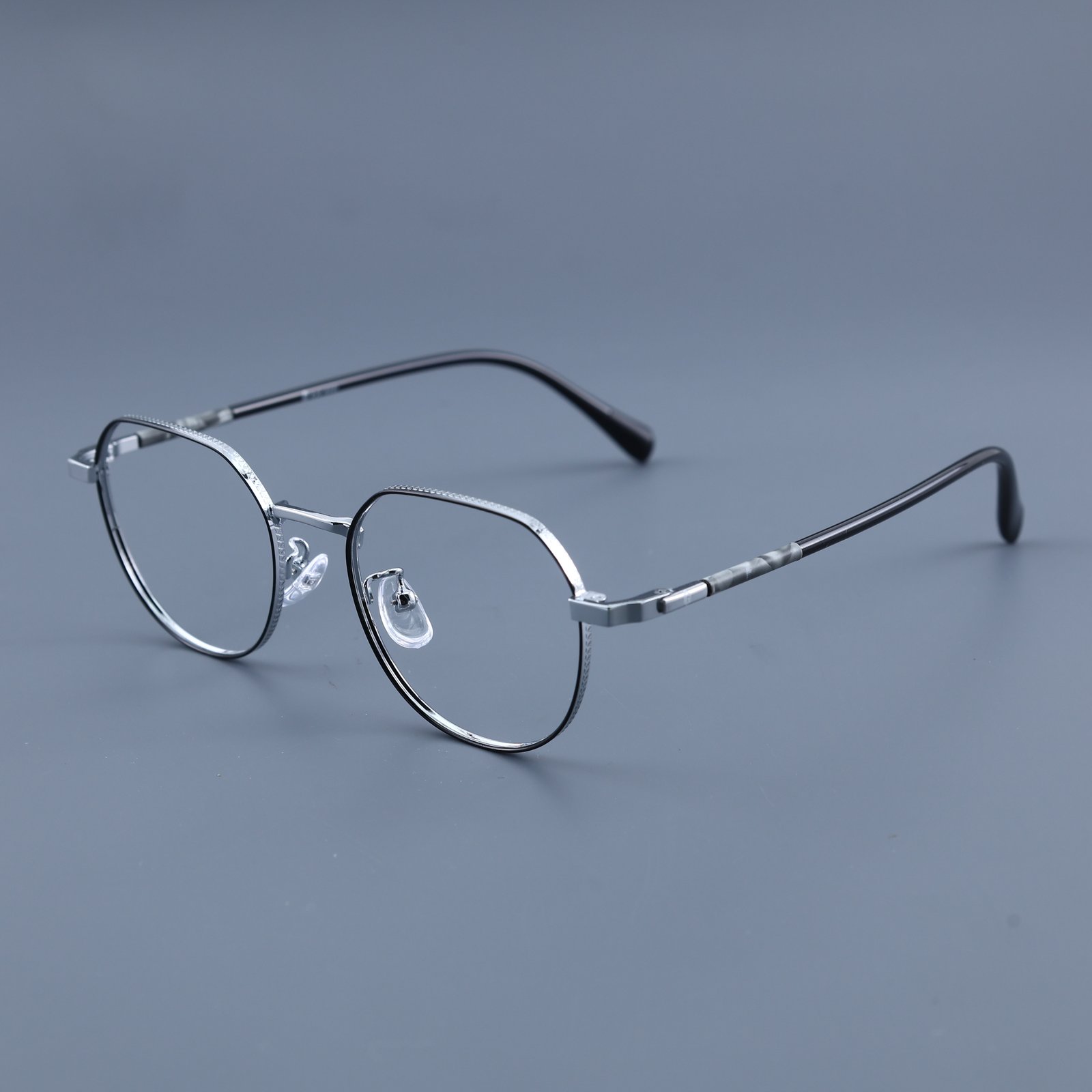 OG Arctic Air | Light Blue Rimless Round Eyeglasses