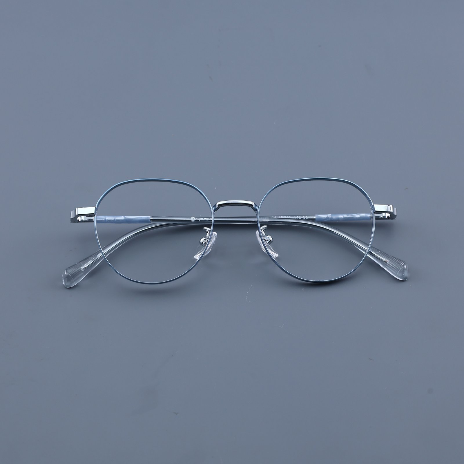OG Arctic Air | Light Blue Rimless Round Eyeglasses