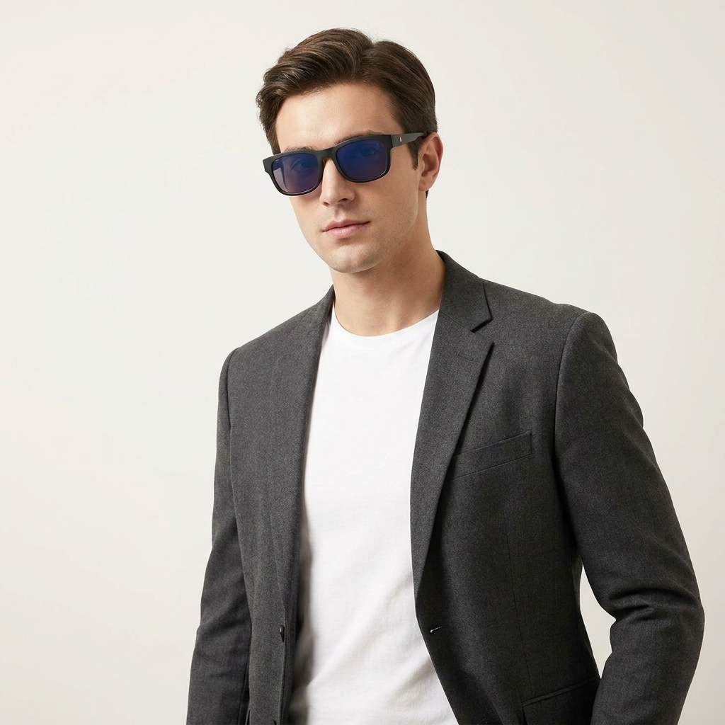 OG Arctic Shadow Clip-On | Marble Smoke Magnetic Clip-On Sunglasses