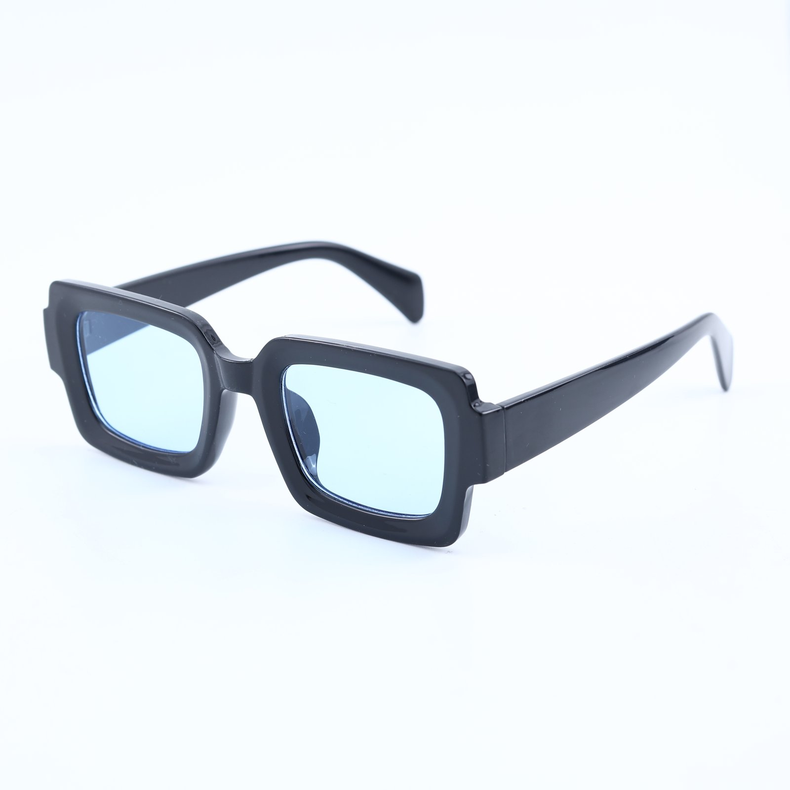 OG Azure Noir | Classic Square Blue Tint Sunglasses