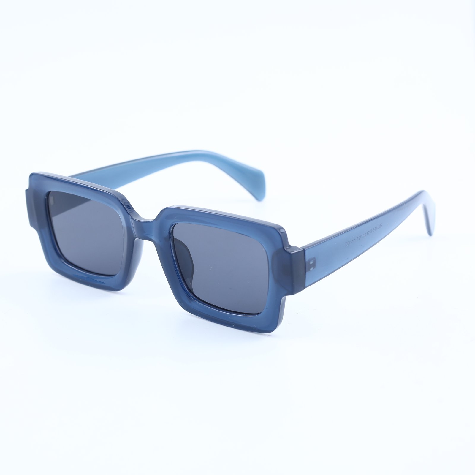 OG Azure Noir | Classic Square Blue Tint Sunglasses