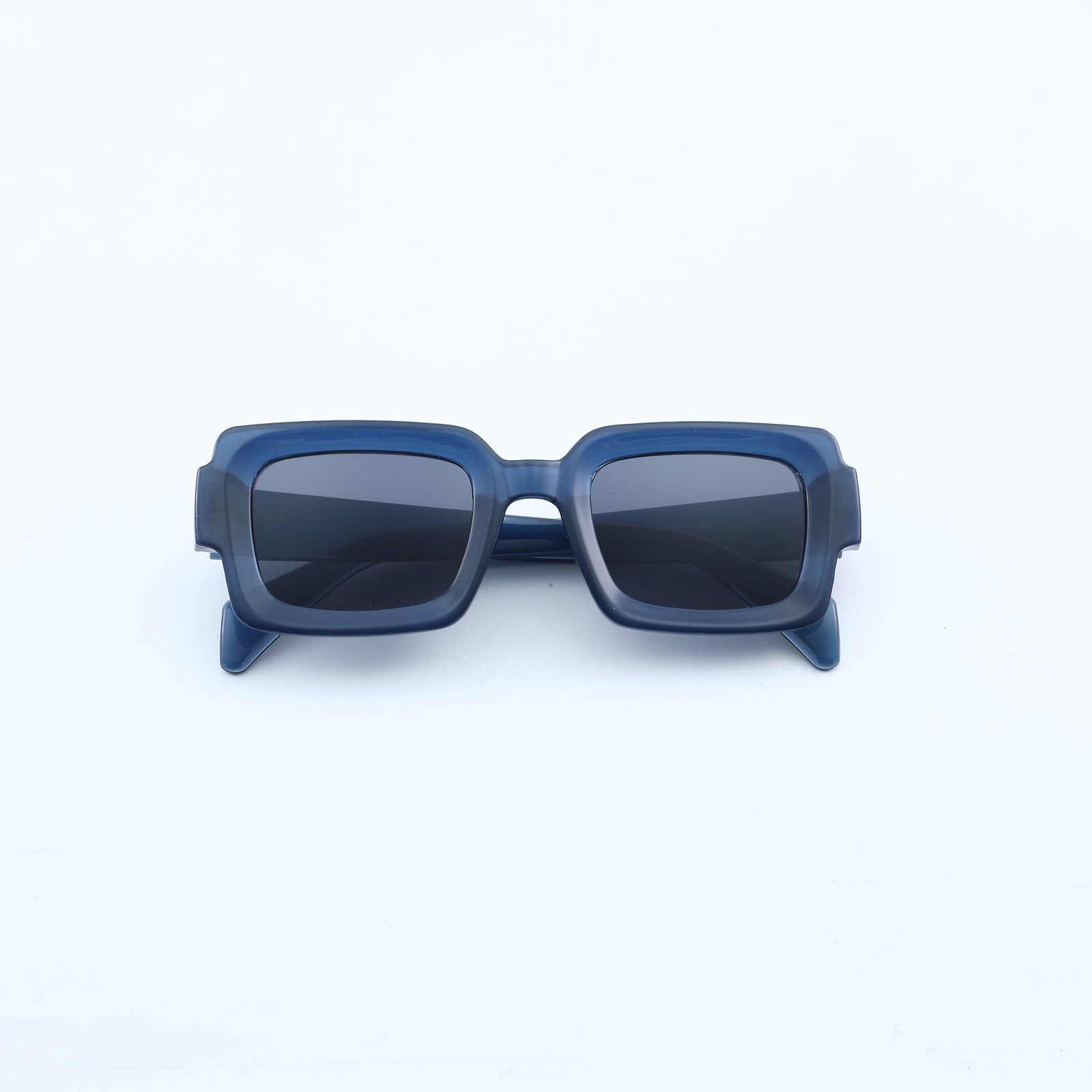 OG Azure Noir | Classic Square Blue Tint Sunglasses