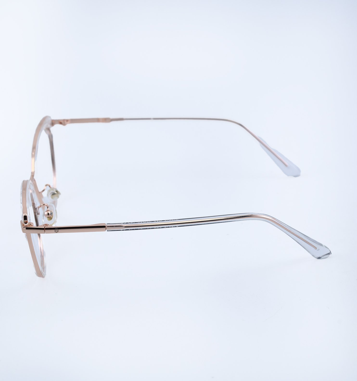 OG Bella CatEye Full Rim Eyeglasses for Women | Elegant & Stylish Optical Frame | Matte Charcoal, Light Rose Gold & Blush Rose