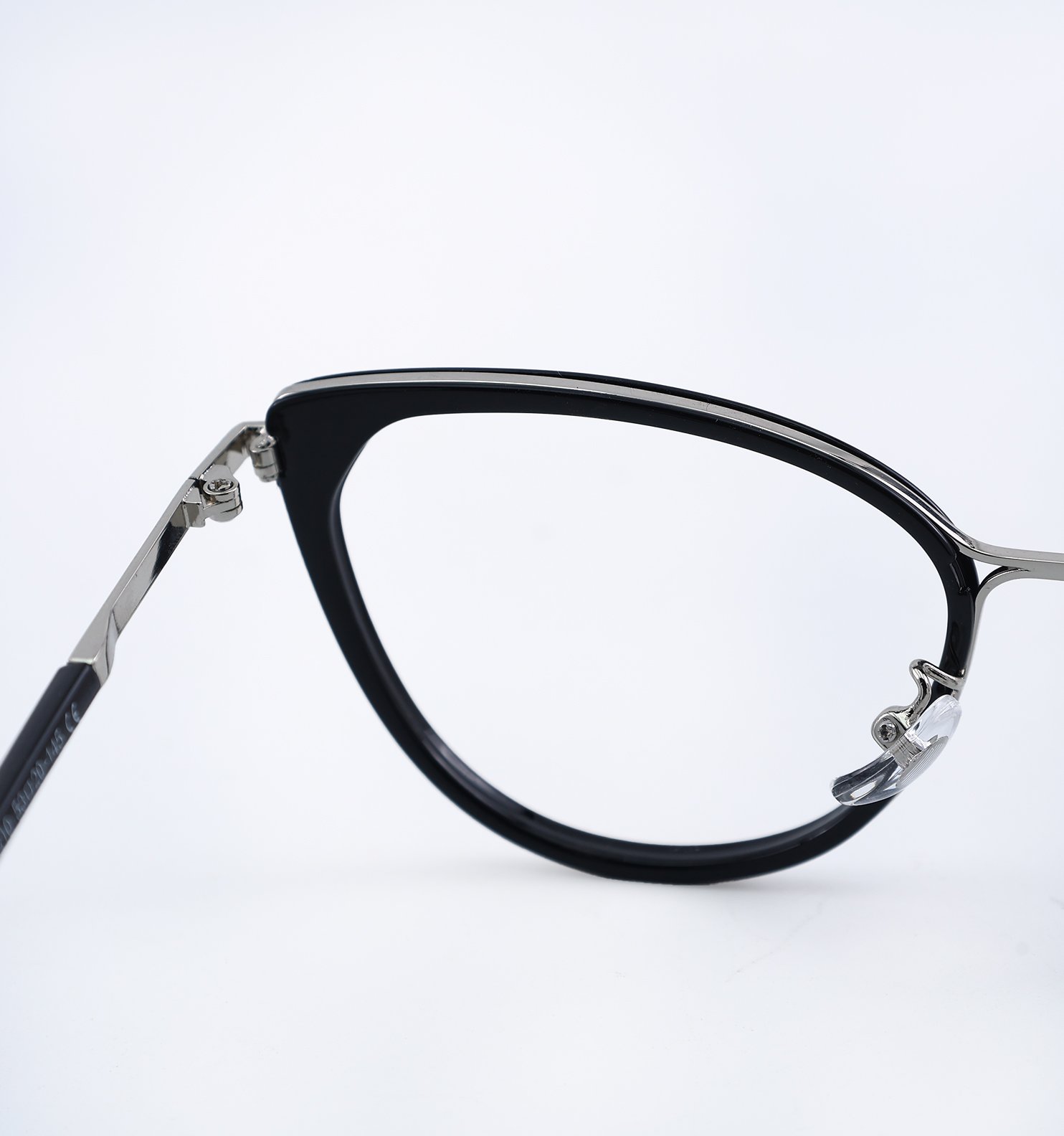 OG Bella CatEye Full Rim Eyeglasses for Women | Elegant & Stylish Optical Frame | Matte Charcoal, Light Rose Gold & Blush Rose