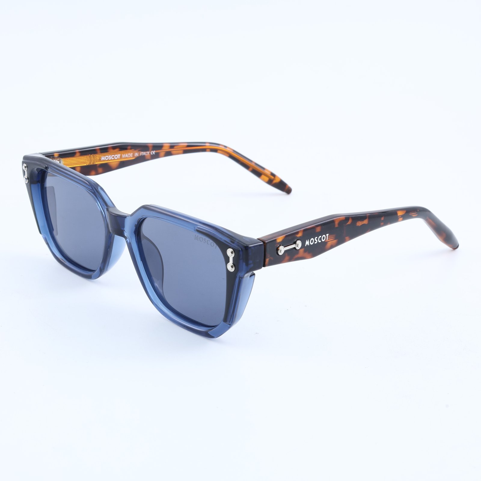OG Blue Havana | Crystal Blue Square Sunglasses