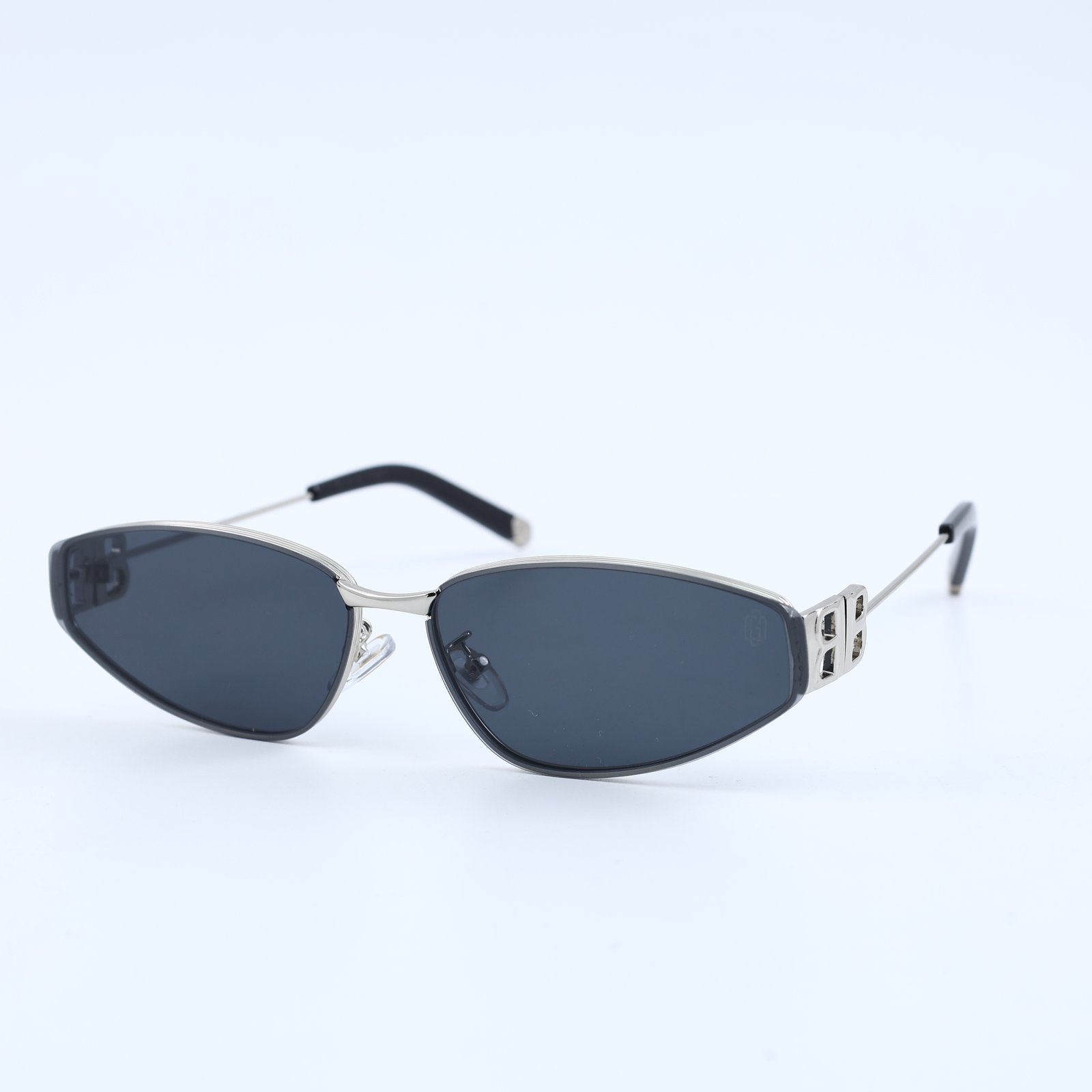 OG Blush Curve | Gold Slim Cat-Eye Pink Tint Sunglasses