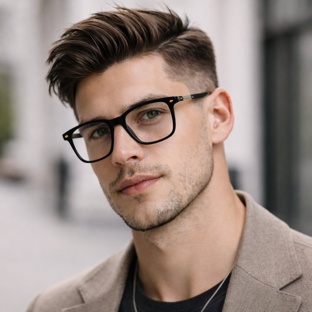 OG Blush Full Rim Square Eyeglasses | Elegant & Stylish Optical Frame