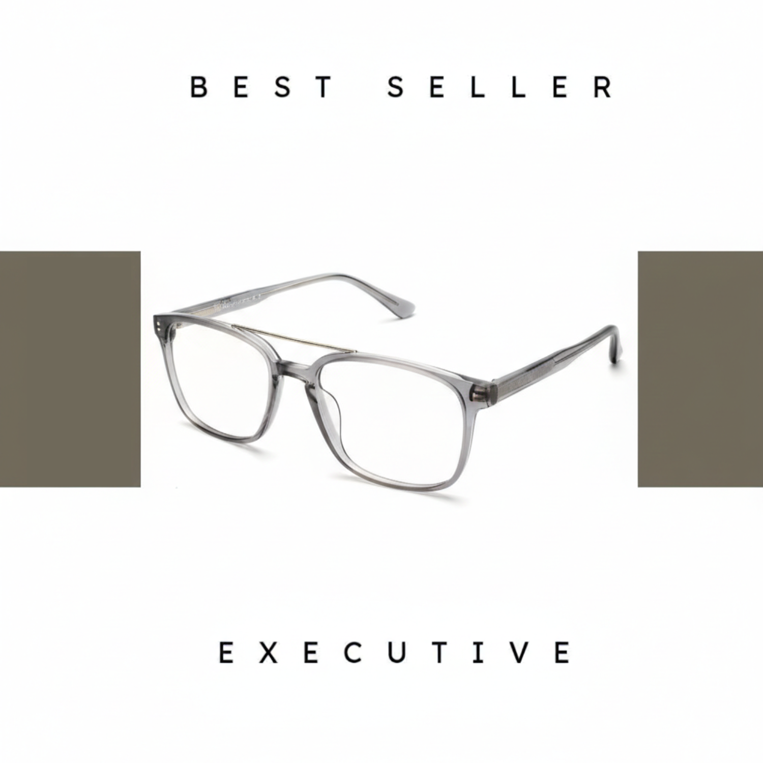 OG Bold Edge Men’s Square Eyeglasses | Full Rim Optical Frame
