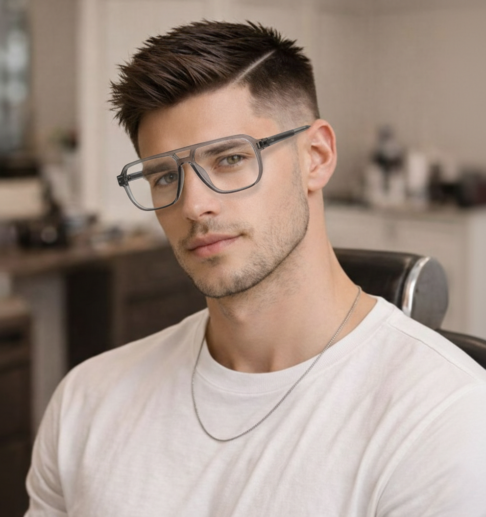 OG Bold Edge Men’s Square Eyeglasses | Full Rim Optical Frame